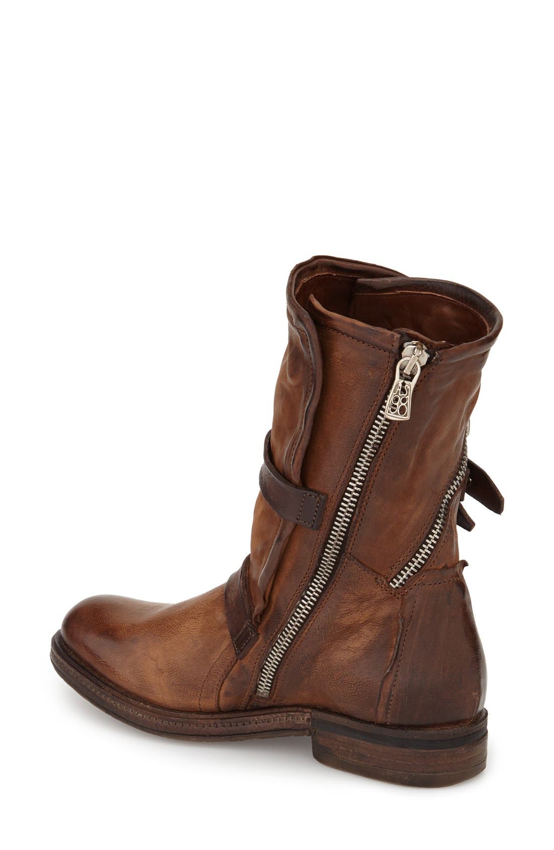 A.S.98 Vega Buckle Strap Boot, Alternate, color, 
