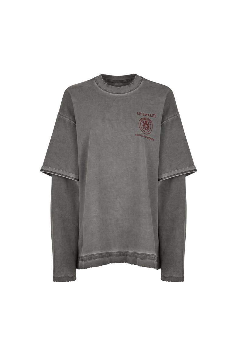 TB Cozy Tee, Main, color, Grey