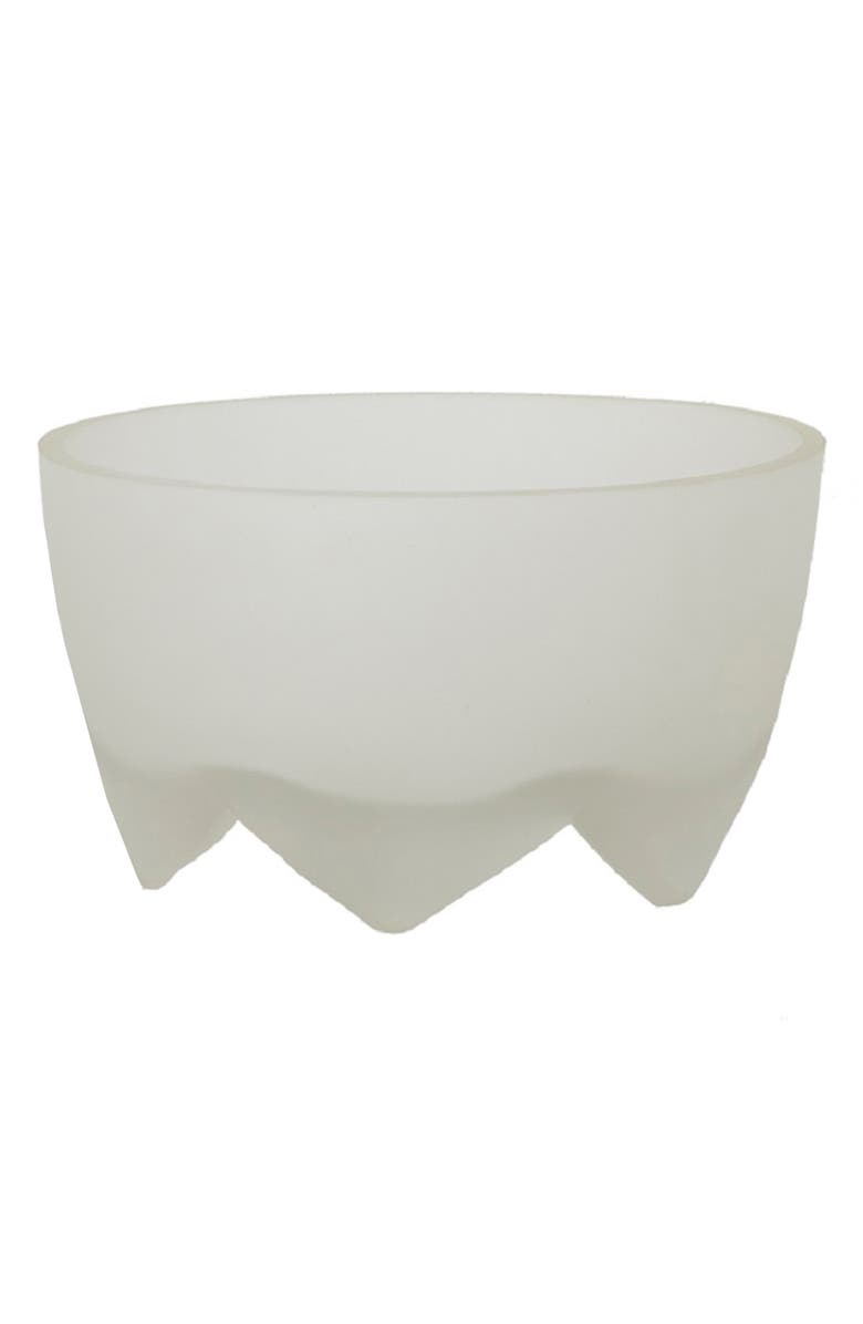 Hawkins New York Large Footed Frosted Glass Bowl, Main, color,