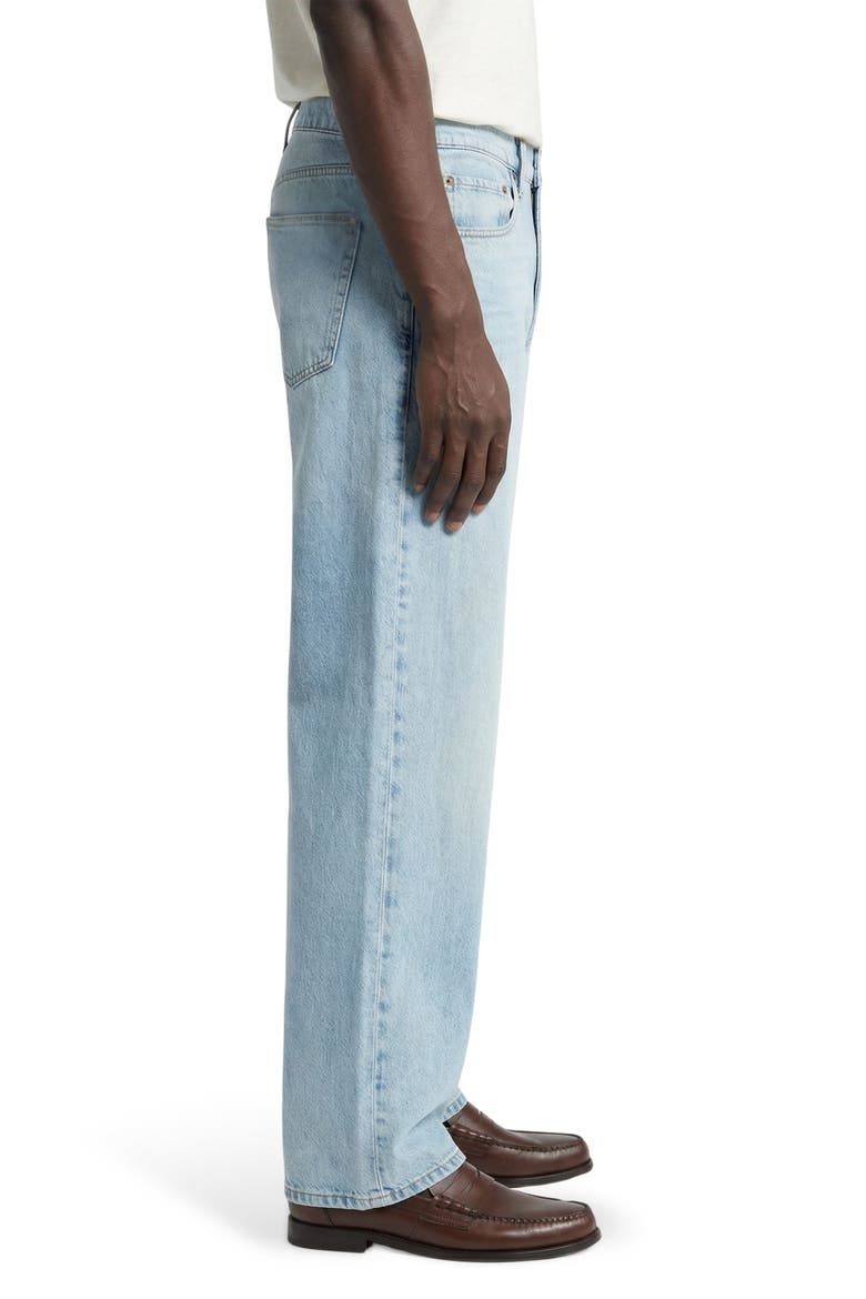 Relaxed Fit Baggy Jeans, Alternate, color, FADED INDIGO