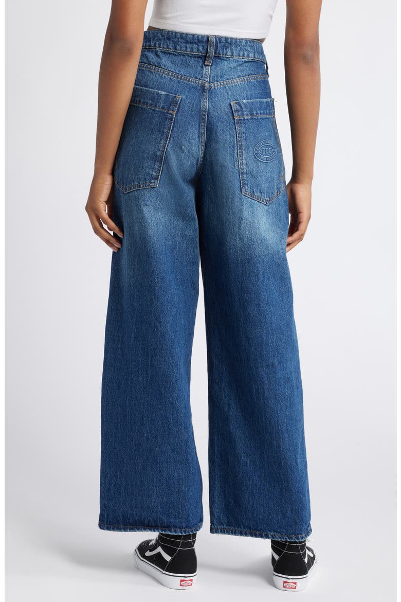 Jaya Low Rise Wide Leg Jeans, Alternate, color, DARK VINTAGE