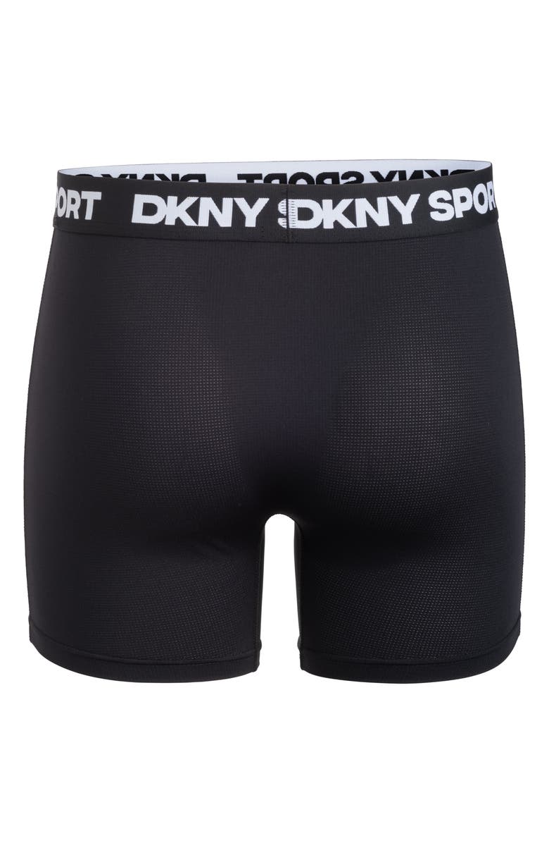 DKNY Pack of 4 Boxer Briefs, Alternate, color, Black/Black/Black/Black