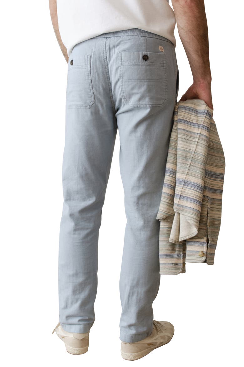 Saturday Stretch Cotton Drawstring Beach Pants, Alternate, color, LIGHT BLUE