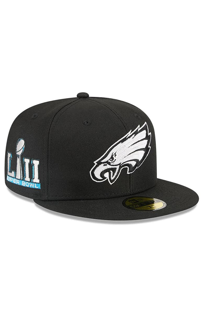 New Era x Alpha Industries Men's New Era x Alpha Industries Black Philadelphia Eagles 59FIFTY Fitted Hat, Alternate, color, Black