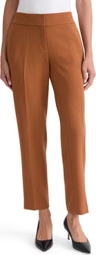 KASPER Flat Front Slim Pants