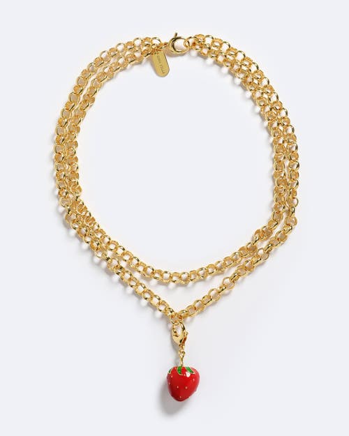 Emma Pills Juicy Af Necklace In Gold