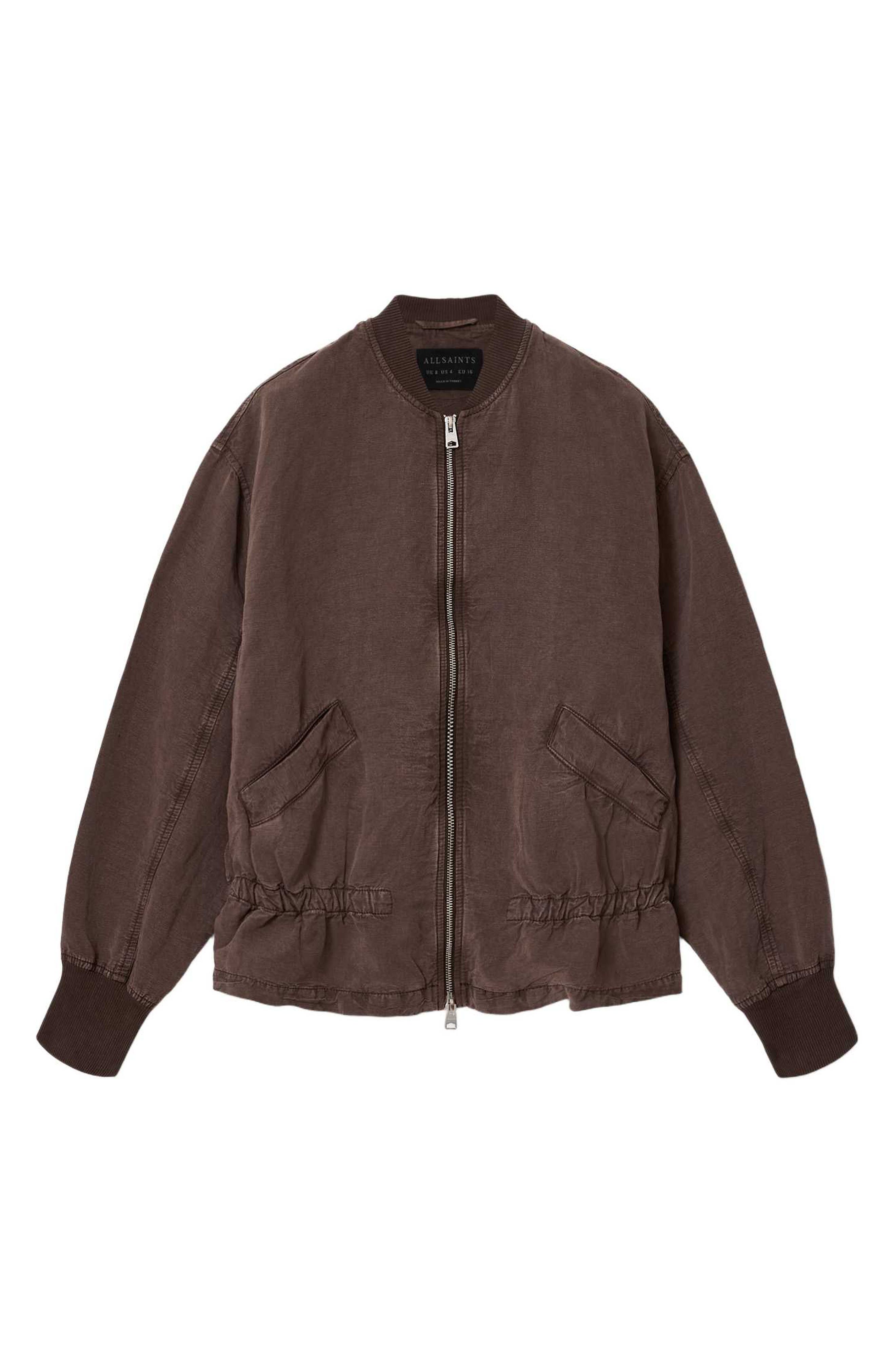 Женские куртки AllSaints Sofi Bomber Jacket — фото 5
