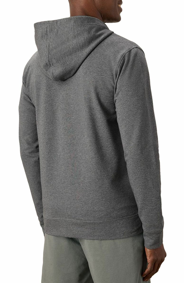 Pact Organic Cotton Stash French Terry Zip Hoodie, Alternate, color, Medium Grey Heather