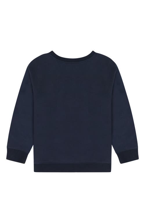 Andy & Evan Kids' Chenille Usa Sweatshirt In Blue