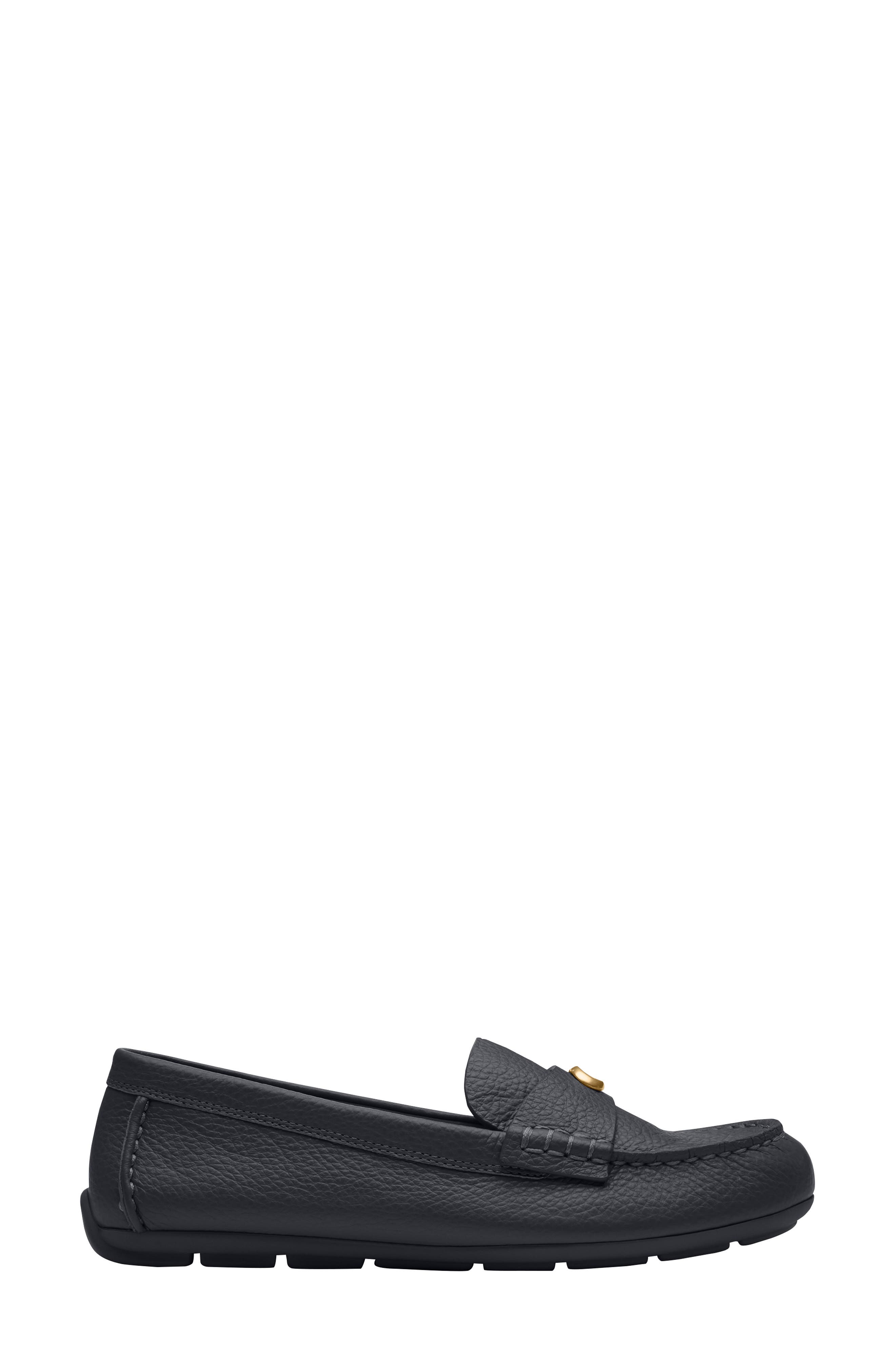 COACH Sculpted C Driving Loafer, Alternate, color, Midnight Navy