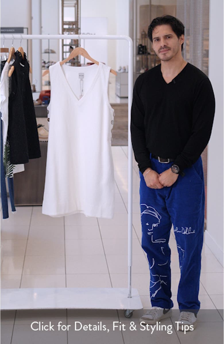 Sleeveless Side Button A-line Dress, sales video thumbnail