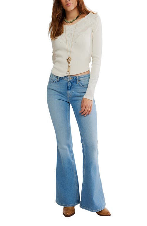 Free People Butterfly Thermal Top In Multi