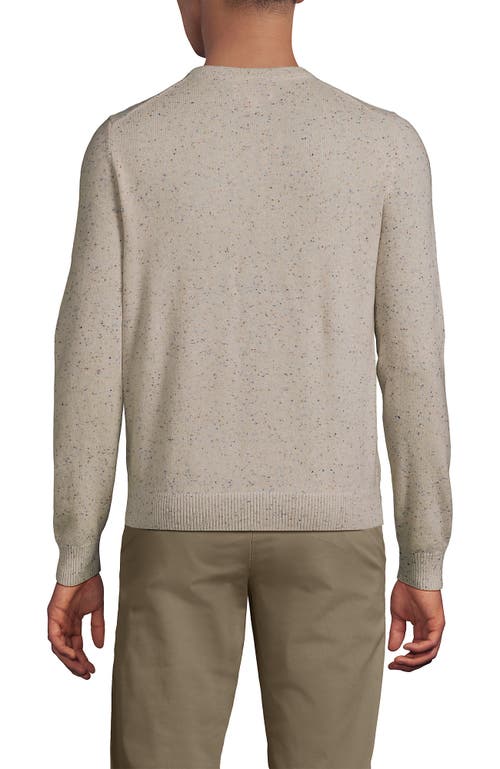 Lands' End Fine Gauge Cashmere Sweater In Gray