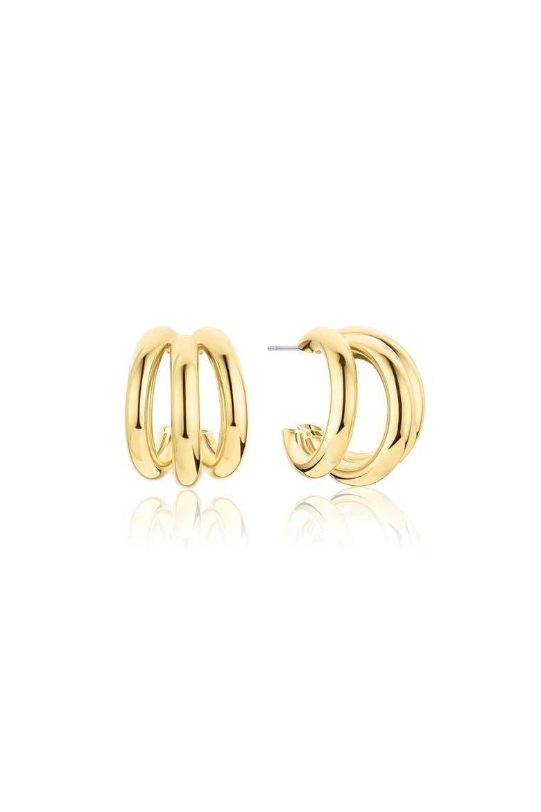 Anniston Hoops, Main, color, Gold