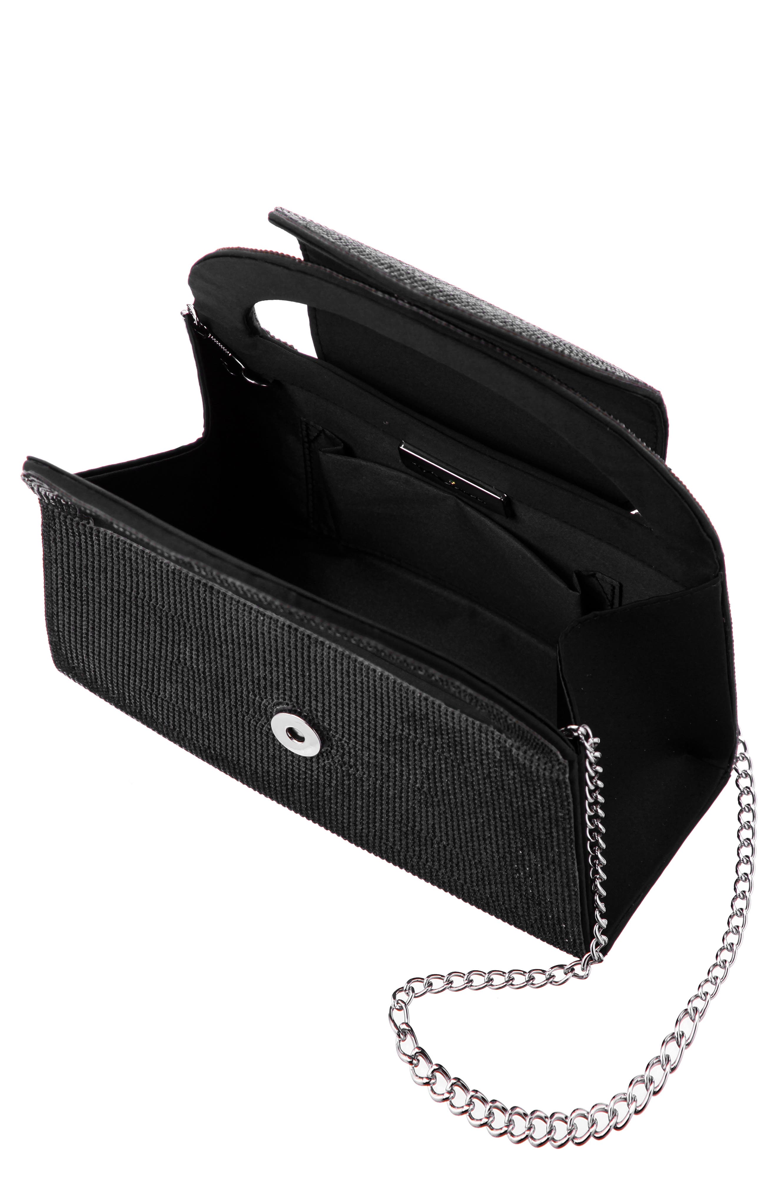 Nina Vixen Crystal Embellished Handbag, Alternate, color, 