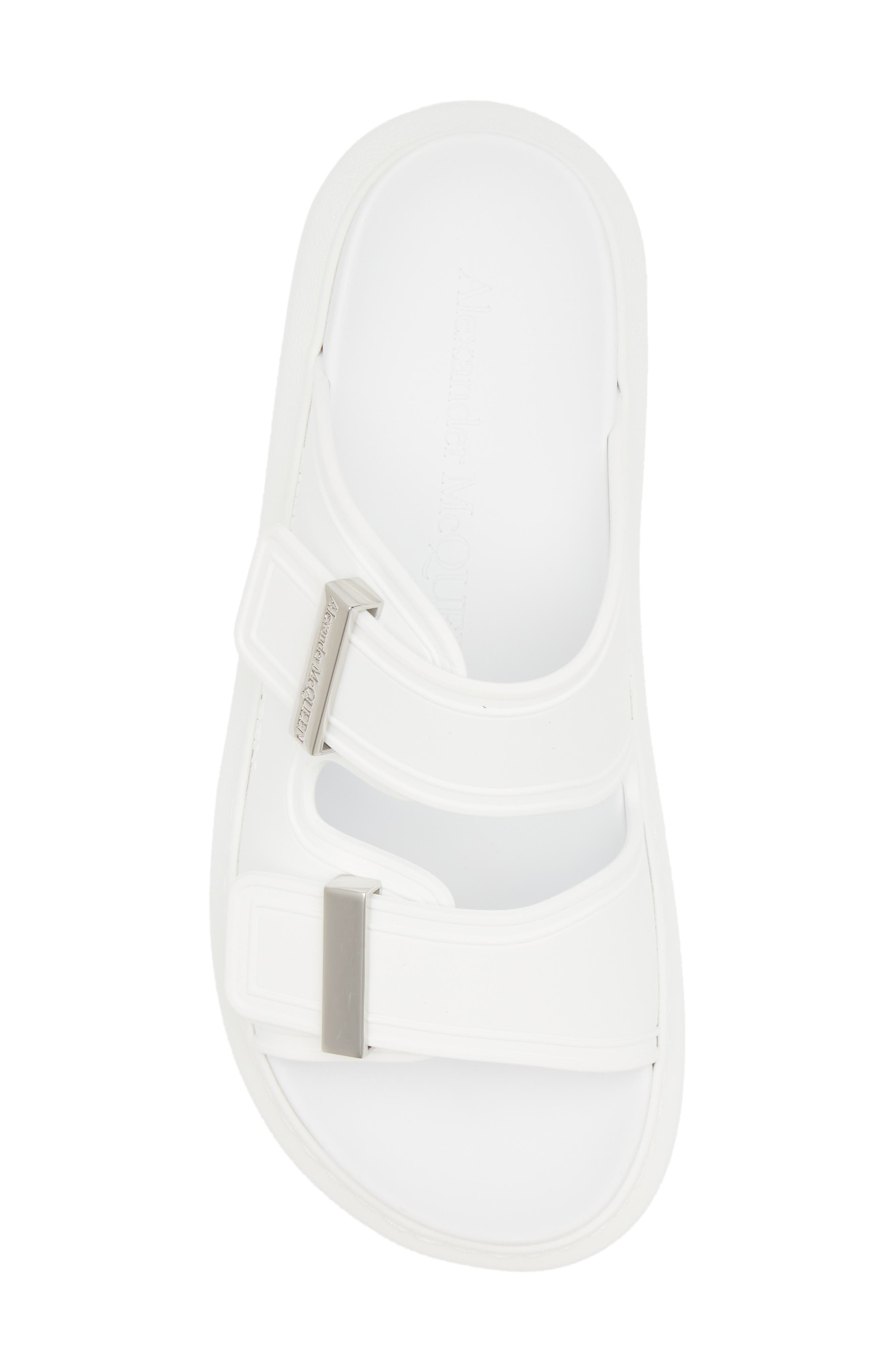 McQueen Oversized Slide Sandal, Alternate, color, 