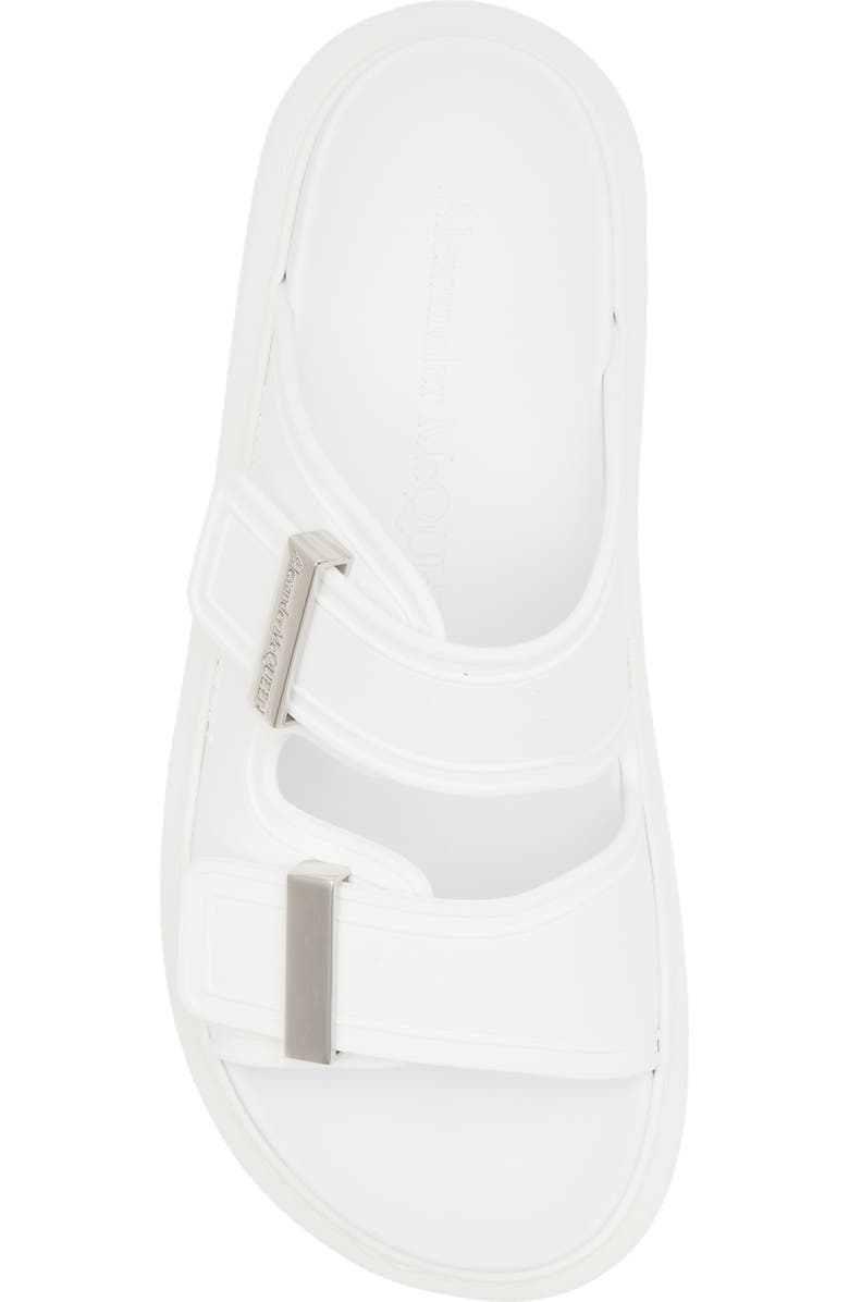 McQueen Oversized Slide Sandal, Alternate, color,