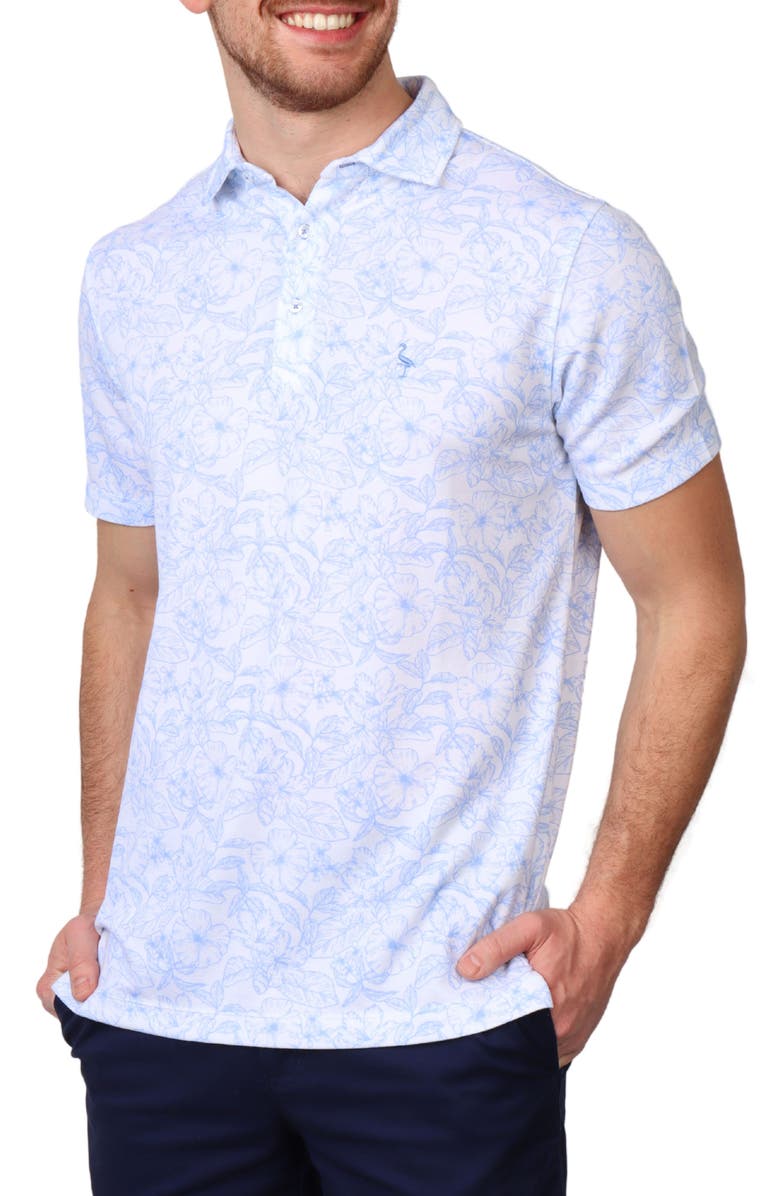 TailorByrd Floral Modal Blend Polo, Main, color, 