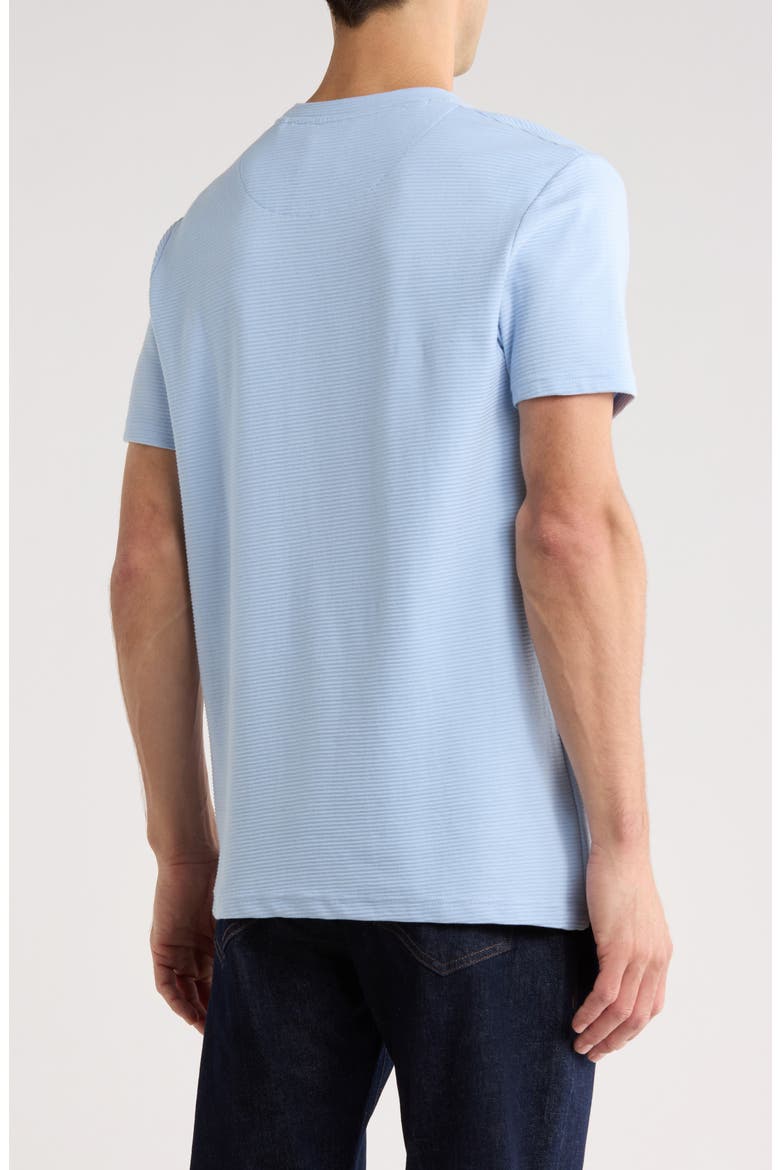 Textured Knit T-Shirt, Alternate, color, LIGHT BLUE