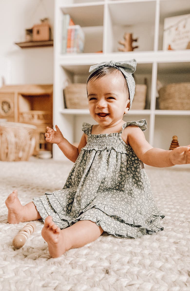 L'ovedbaby Organic Cotton Muslin Dress, Alternate, color, 