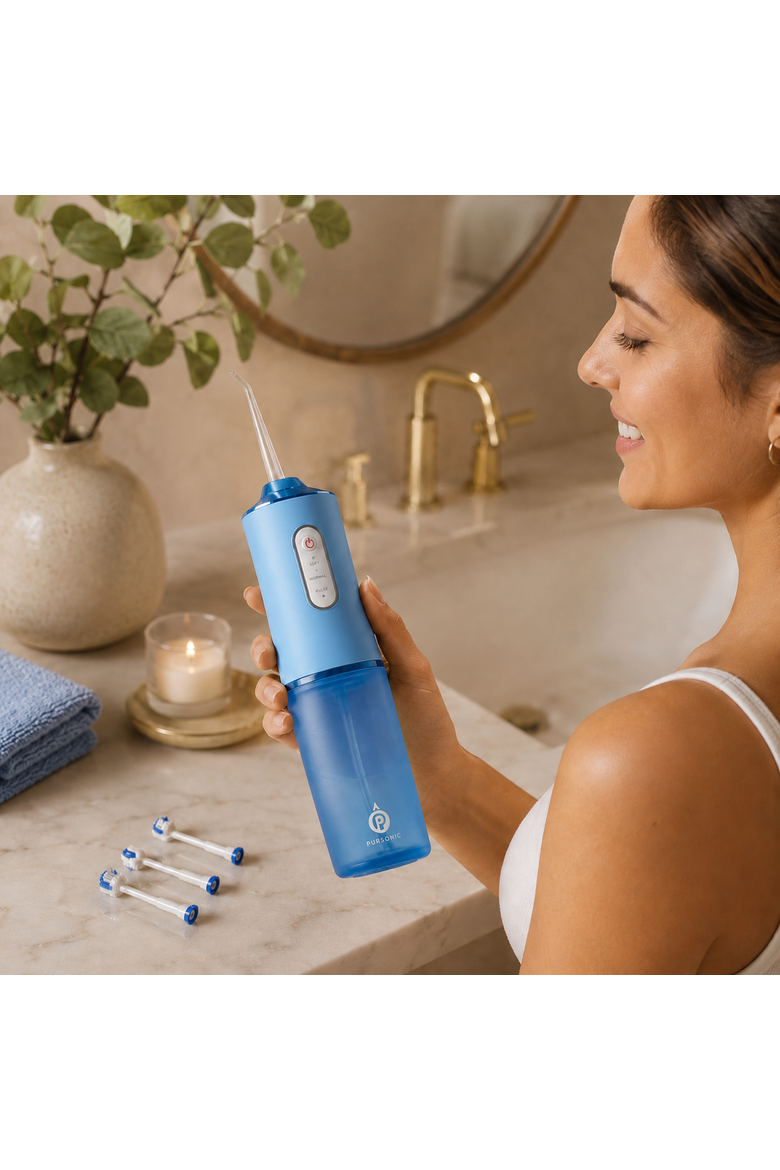 Water Flosser & Portable Sonic Toothbrush, Alternate, color, Blue
