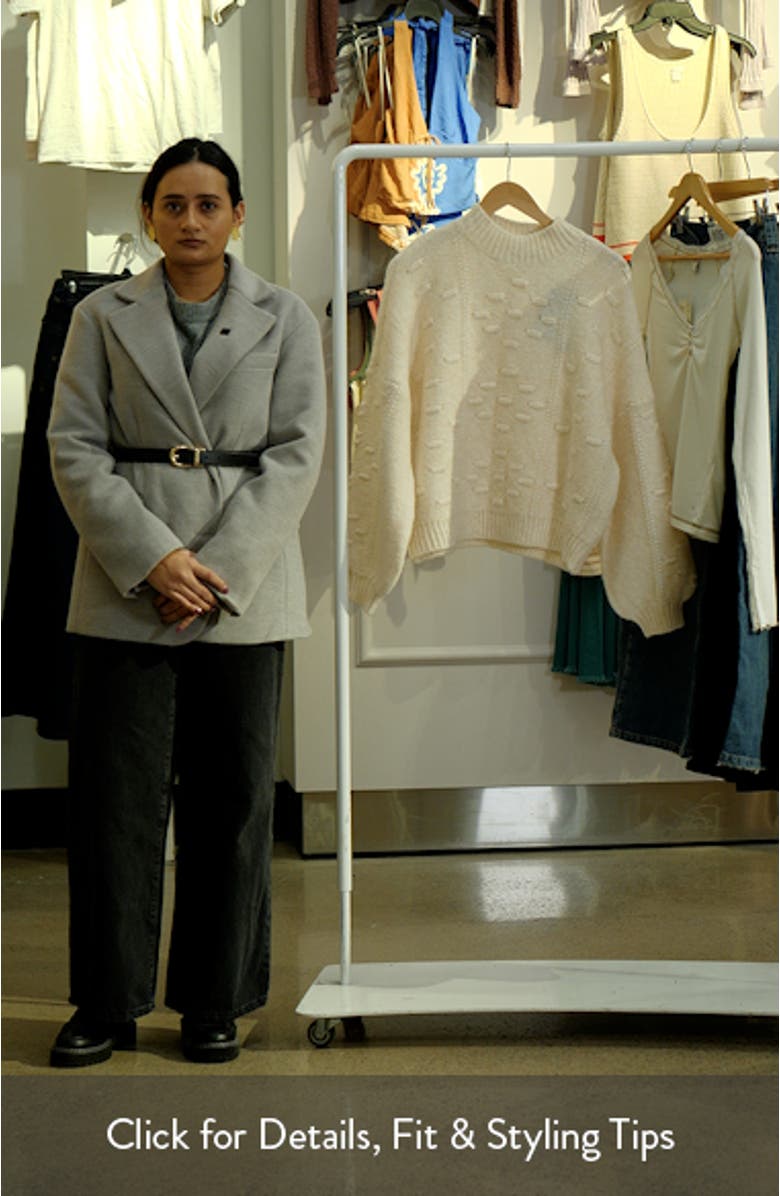 Kaia Oversize Mock Neck Sweater, sales video thumbnail