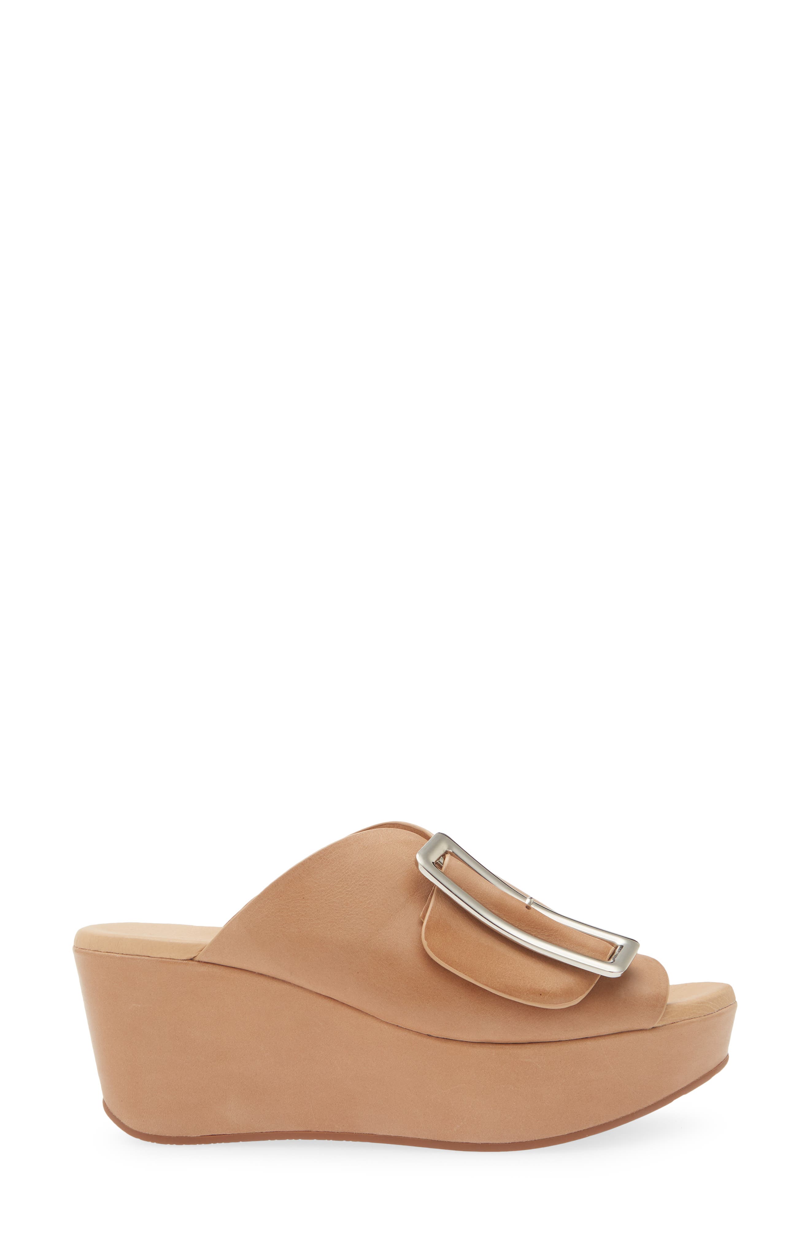 Yasha Platform Wedge Sandal, Alternate, color, SAND LEATHER
