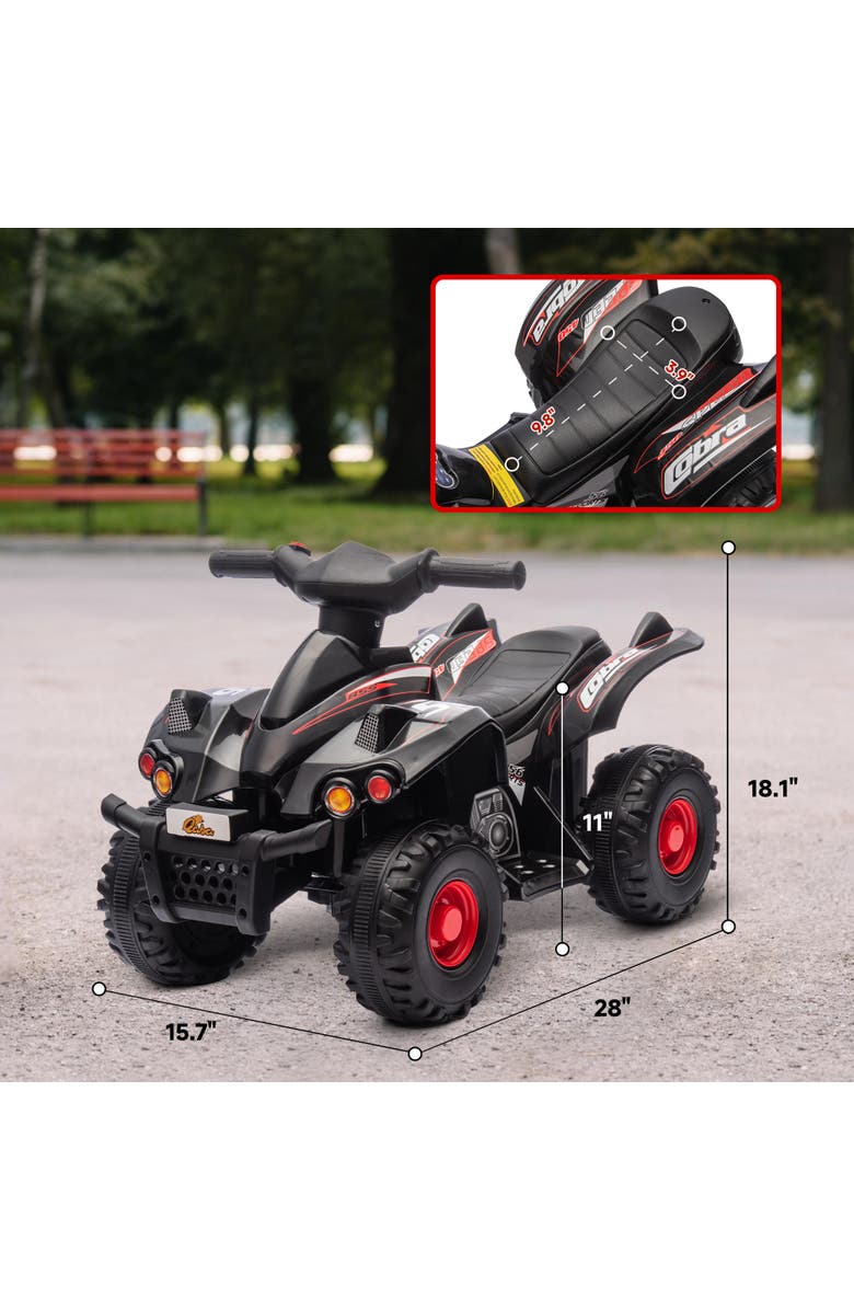 Qaba 12V Electric Go Kart with Forward Backward Drive, Adjustable Speed, Alternate, color, 