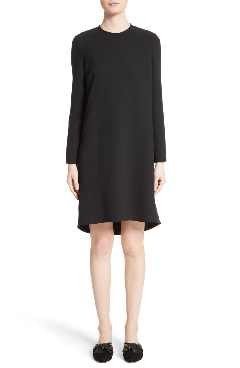 Victoria, Victoria Beckham Gathered Open Back Shift Dress, Main, color,