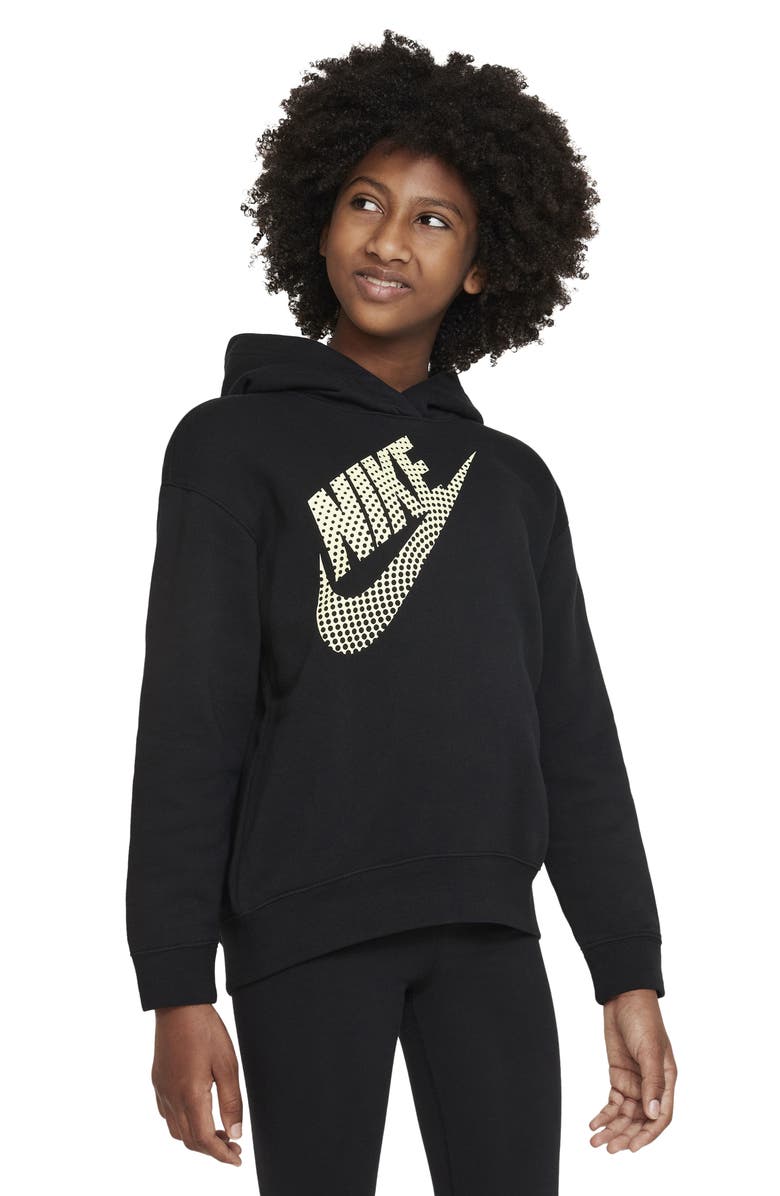 Nike Kids' Dot Logo Hoodie, Main, color, 