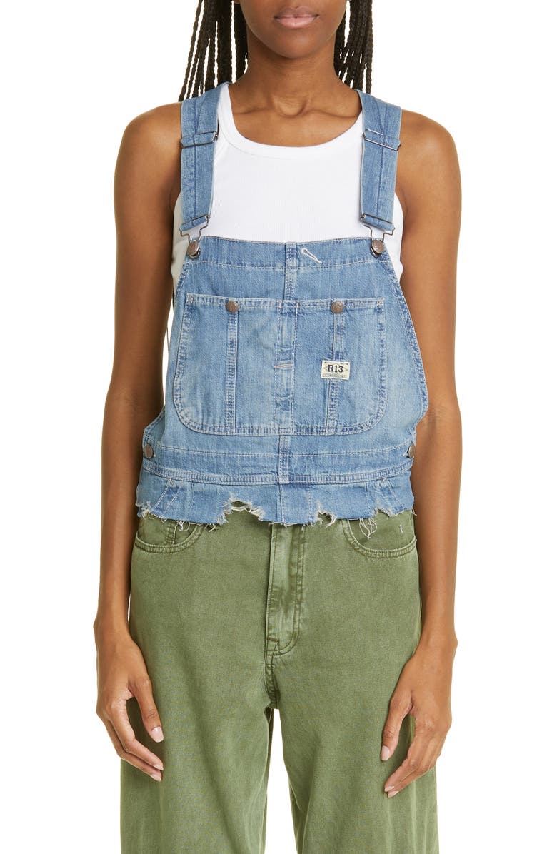 R13 Damon Overall Bib, Main, color, 