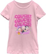 KPop Demon Hunters Girl's KPop Demon Hunters Cute Friendship Couch Time  Graphic T-Shirt