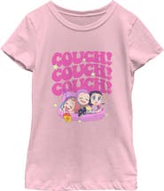KPop Demon Hunters Girl's KPop Demon Hunters Cute Friendship Couch Time  Graphic T-Shirt