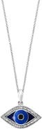 EFFY Sterling Silver Diamond Evil Eye Pendant Necklace