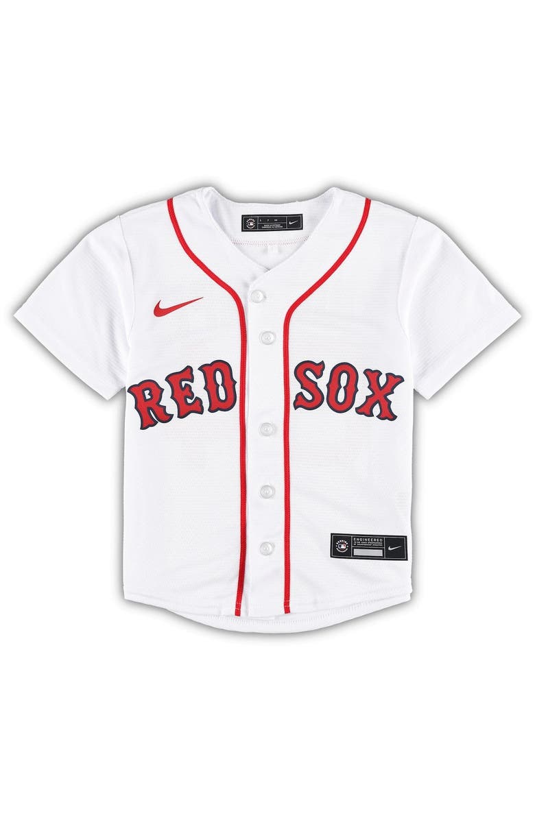 Outerstuff Toddler David Ortiz White Boston Red Sox 2022 Hall of Fame Replica Player Jersey, Alternate, color, 
