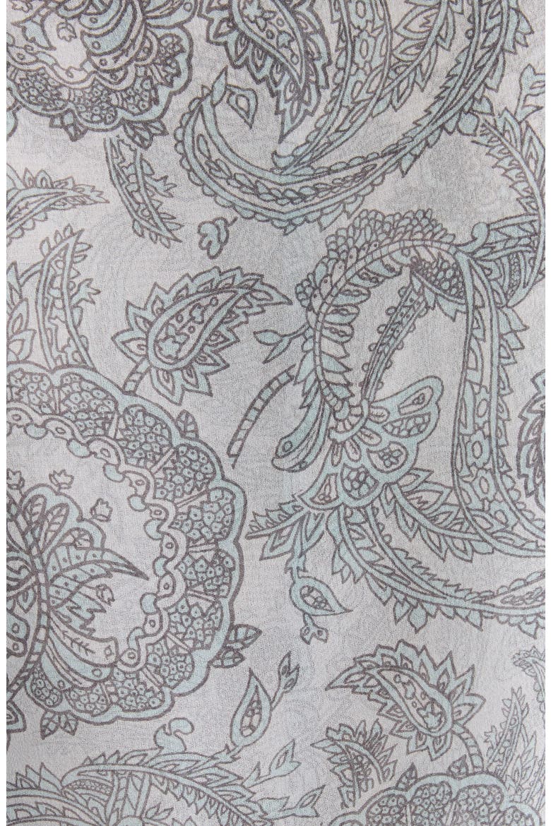 Senelle Paisley Silk Shirt, Alternate, color, LIGHT BLUE/ BEIGE