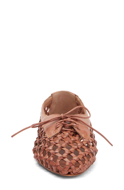 Jeffrey Campbell Zahra Woven Derby In Tan