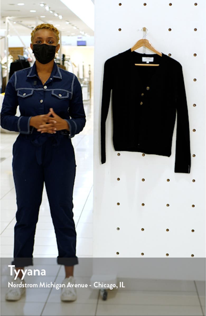 Ribbed Cashmere Henley Sweater, sales video thumbnail