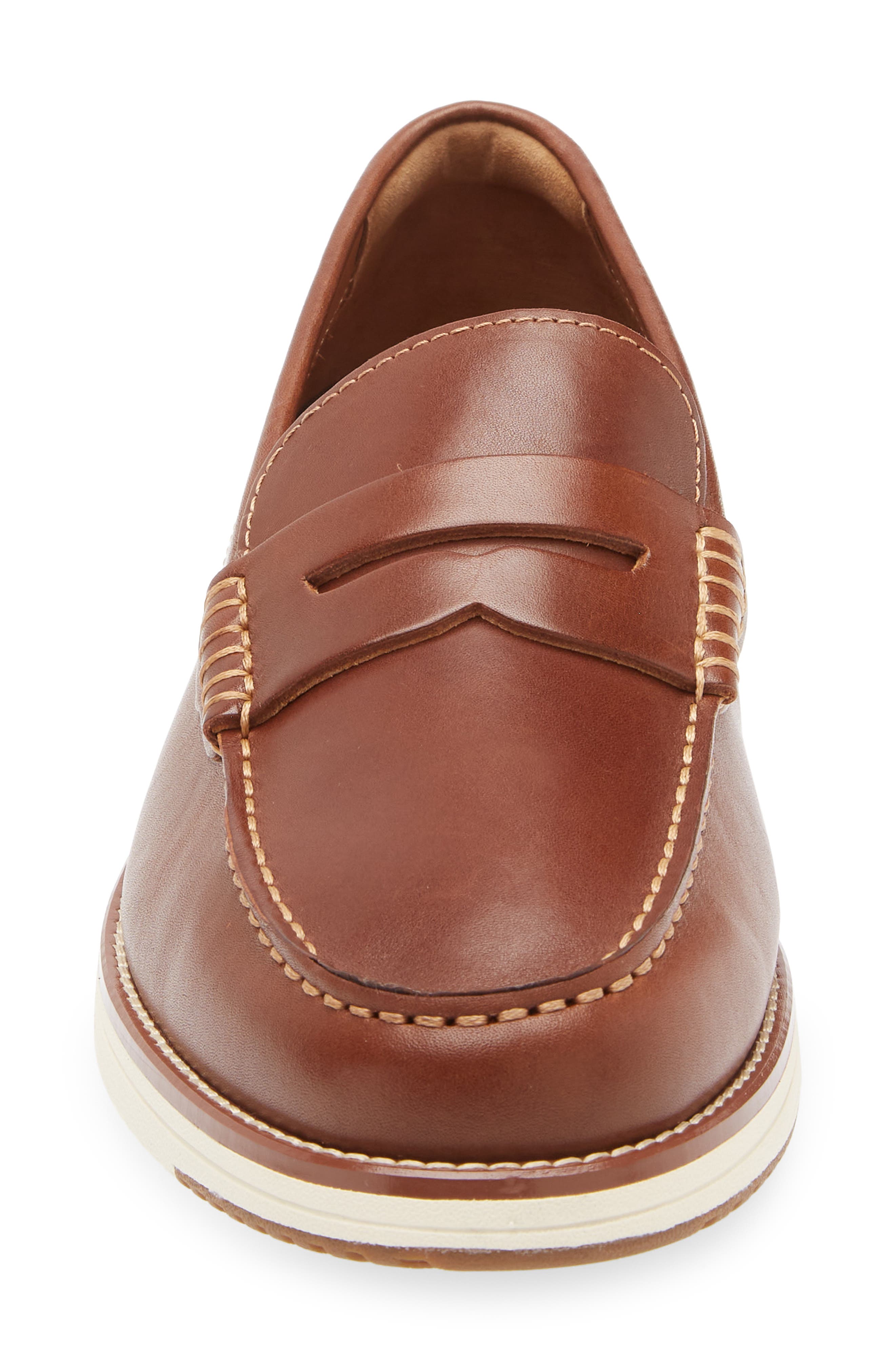Johnston & Murphy Upton Penny Loafer, Alternate, color, Tan Full Grain
