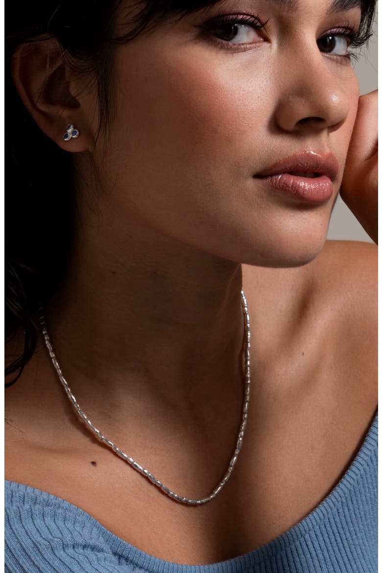 Rice Nomad Necklace, Alternate, color, Sterling Silver