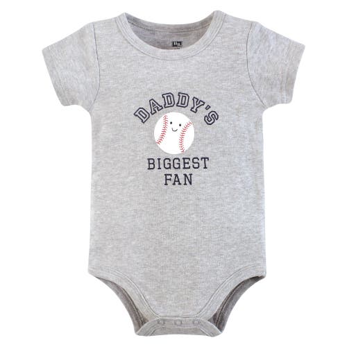 Hudson Baby Bodysuit, Short And Sock In Gray