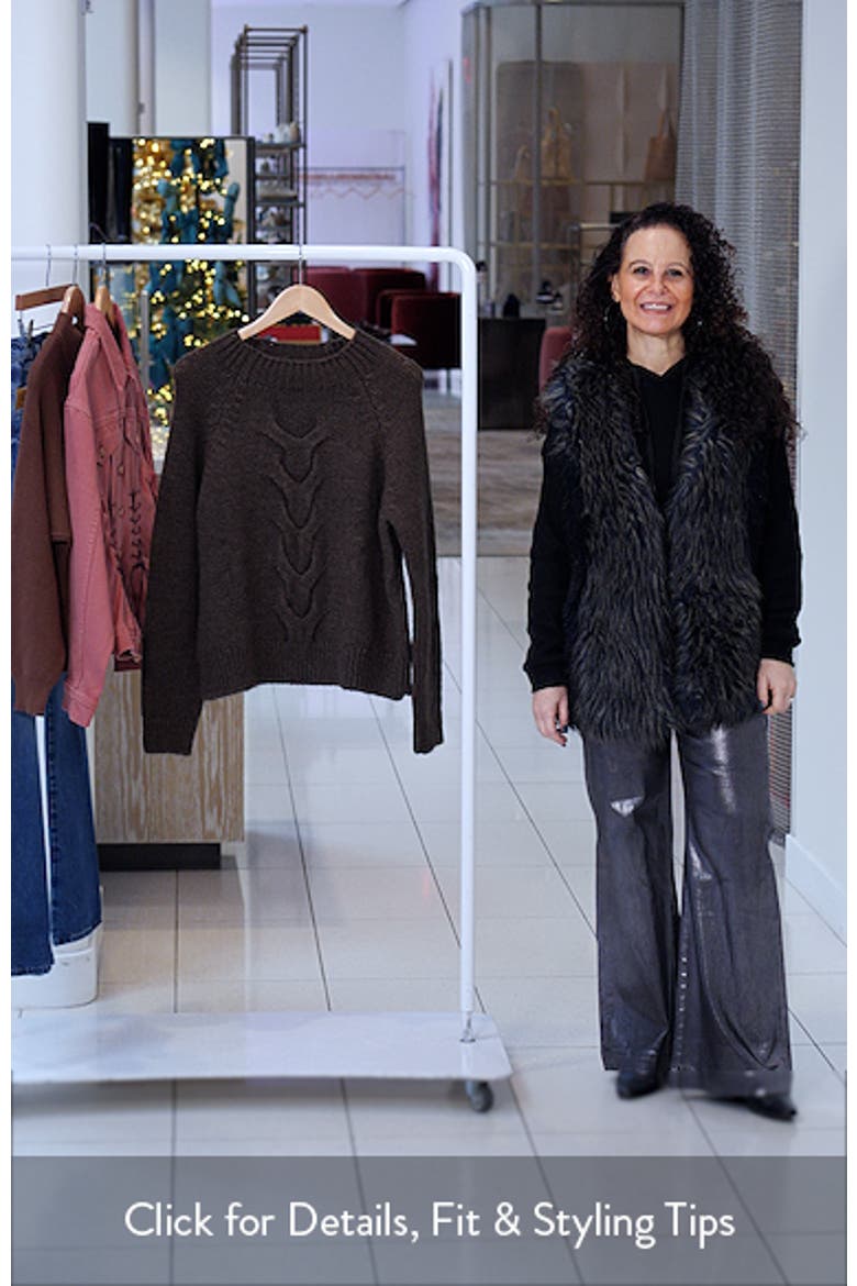 Nolita Mock Neck Cable Sweater video