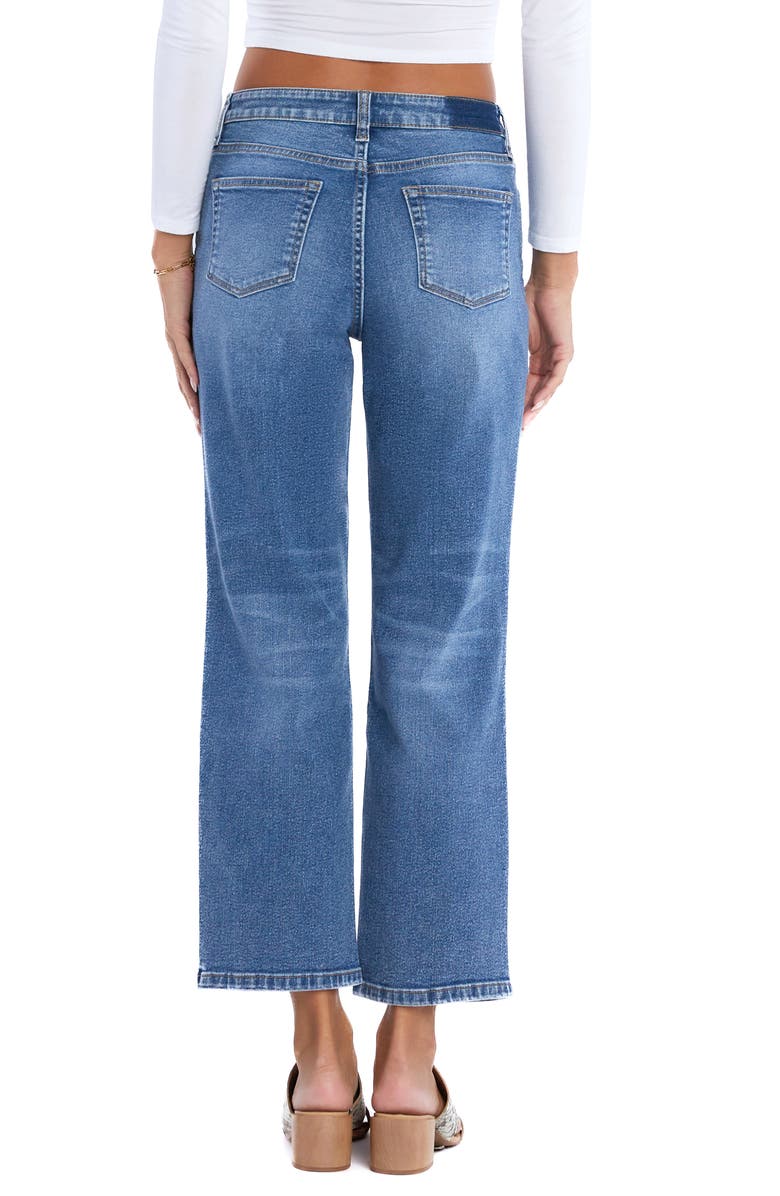 HINT OF BLU Mid Rise Boyfriend Jeans, Alternate, color, Mom Jean Blue