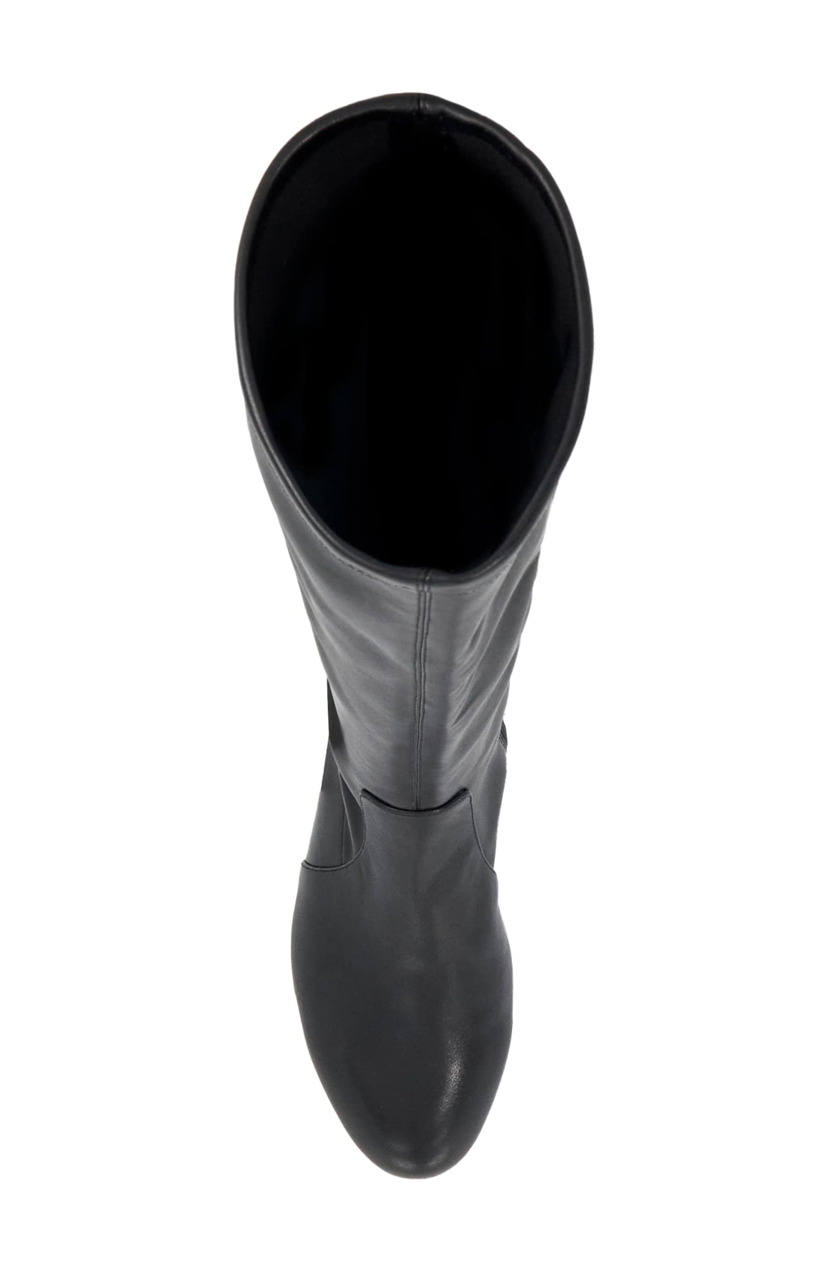 Dune London Topsy Knee High Boot, Alternate, color, Black