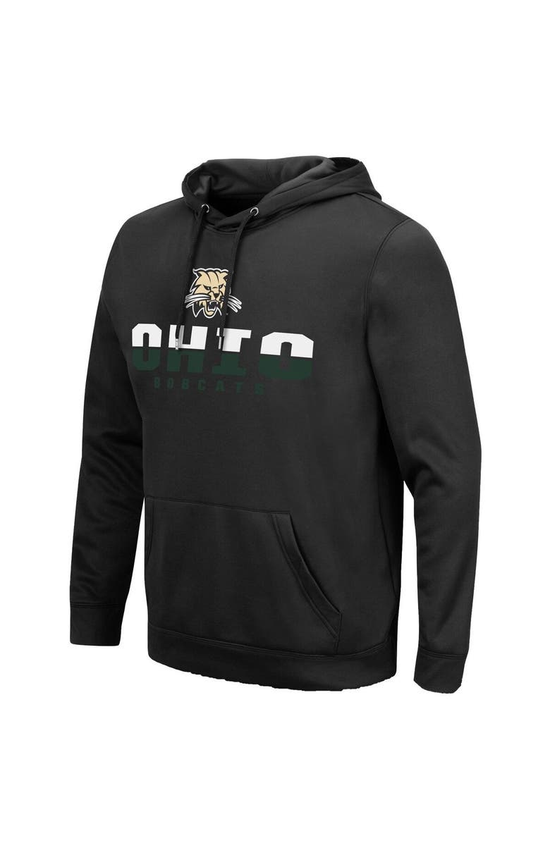 COLOSSEUM Men's Colosseum Black Ohio Bobcats Lantern Pullover Hoodie, Alternate, color, Black