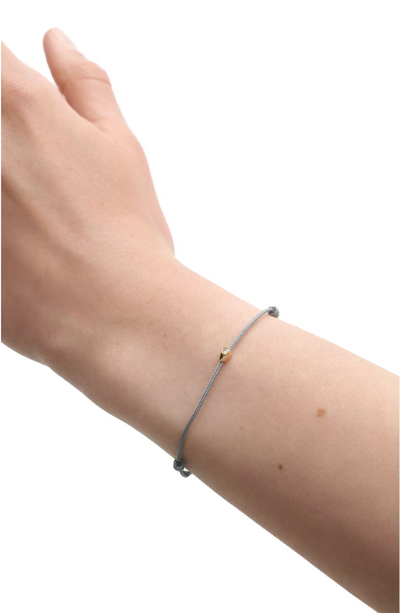 PDPAOLA Lia Diamond Cord Bracelet, Alternate, color, Light Blue