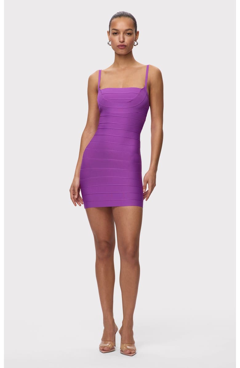 Herve Leger The Dance Floor Dress, Alternate, color, Pansy