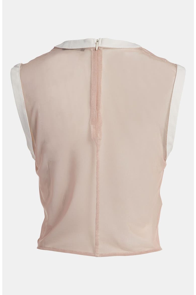 ASTR 'Illusion Lines' Crop Top, Alternate, color, IVORY
