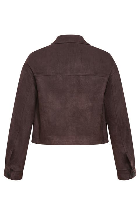 Liza Faux Suede Jacket