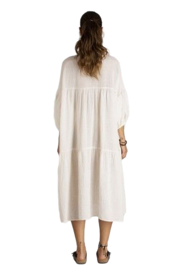 Sile Fully-Pleated Dress, Alternate, color, White